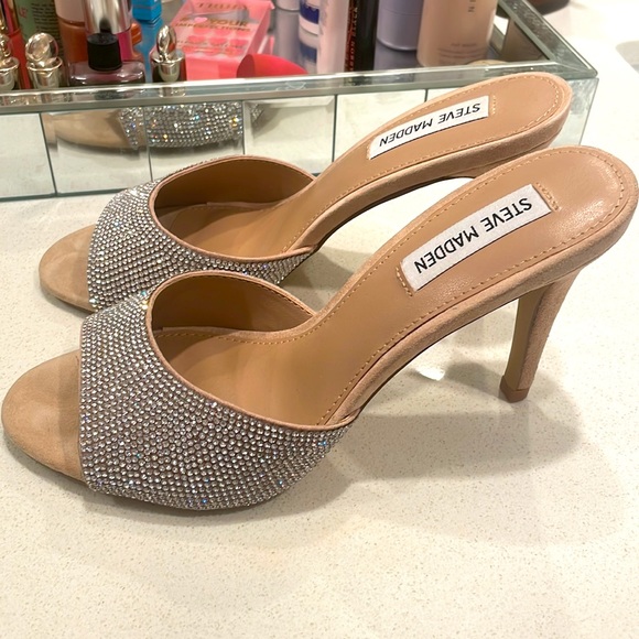 Steven Madden Erin Sm Stiletto Heel Mule Sandal. Open toed heels - Picture 3 of 3